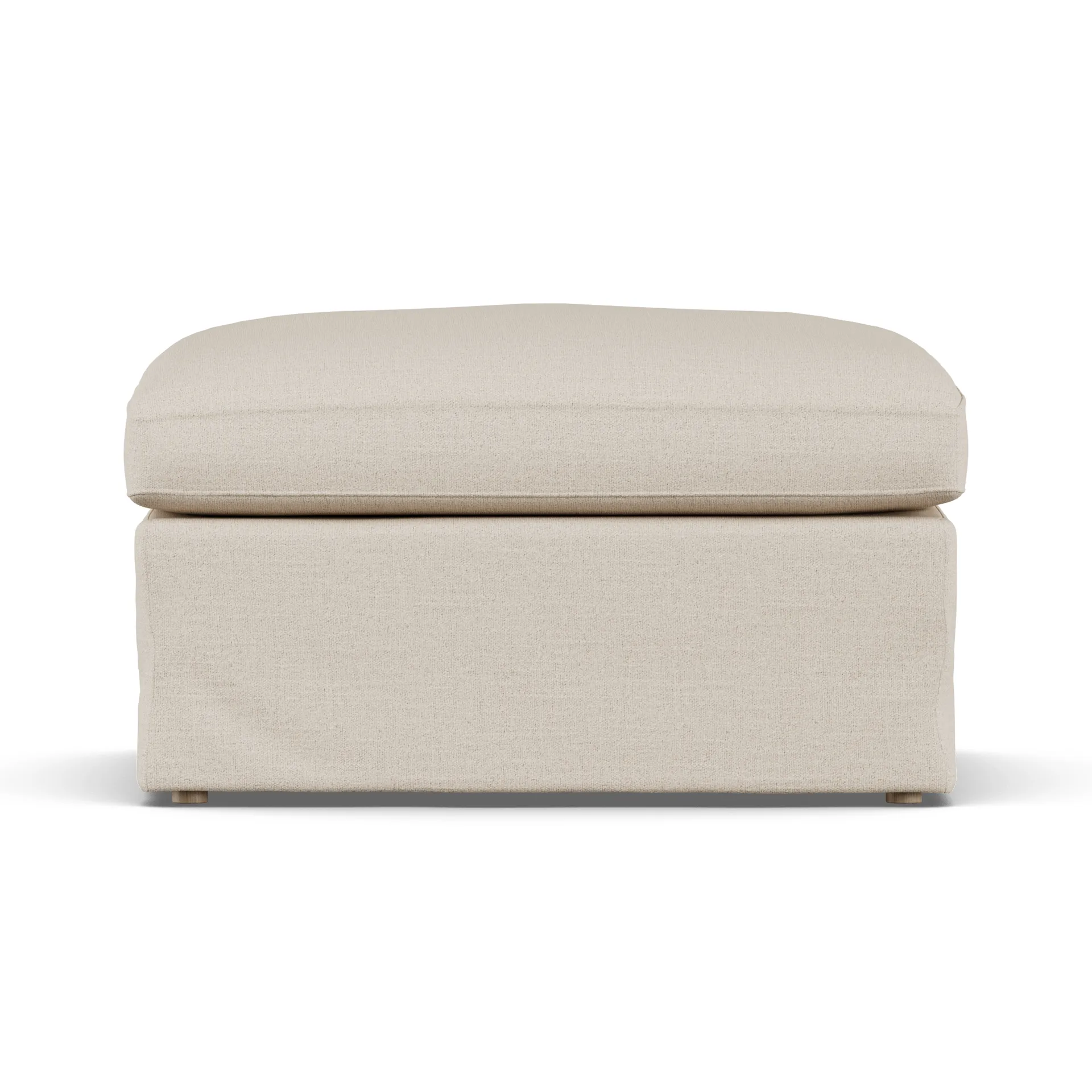 Reposapiés Linnevik, Same Beige 6670-roble blanco aceitado, con faldón 1898