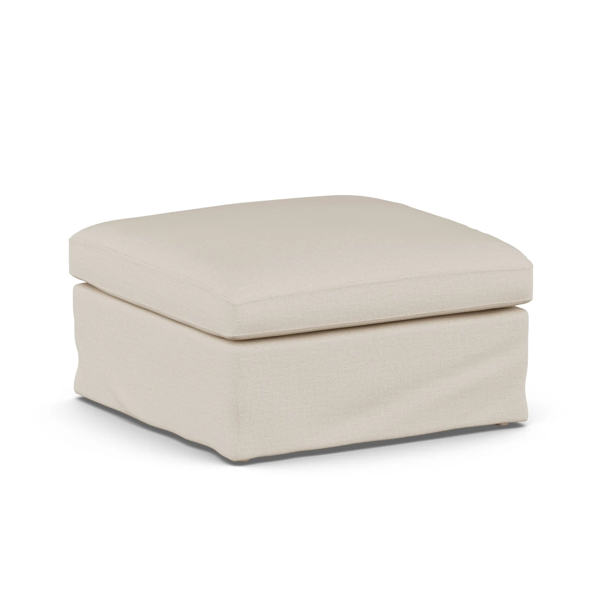 Reposapiés Linnevik, Same Beige 6670-roble blanco aceitado, con faldón 1898