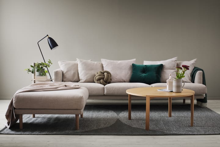 Reposapiés Sjövik, Tyg Bern 0341, patas aceitado blanco 1898