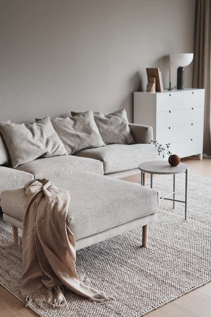 Reposapiés Sjövik, Tyg Bern 0341, patas aceitado blanco 1898