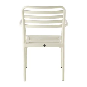 Silla con reposabrazos Messina - Blanco roto - 1898