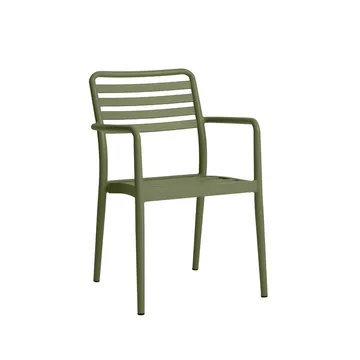 Silla con reposabrazos Messina - Moss green - 1898