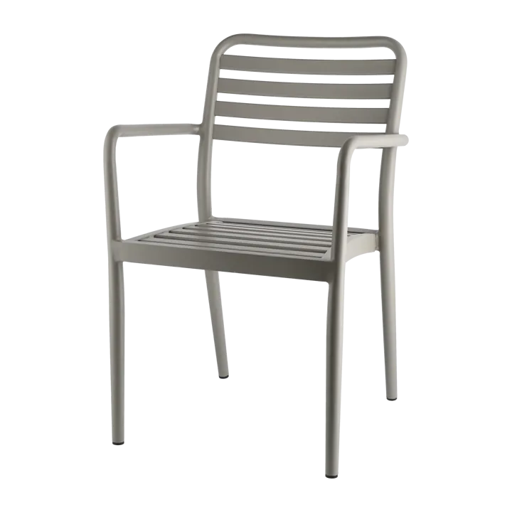 Silla con reposabrazos Messina - Taupe - 1898