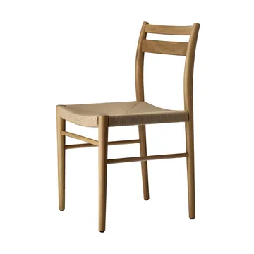 Silla de comedor Fridhem, Roble lacado-trenzado natural, pack de 6 - 1898