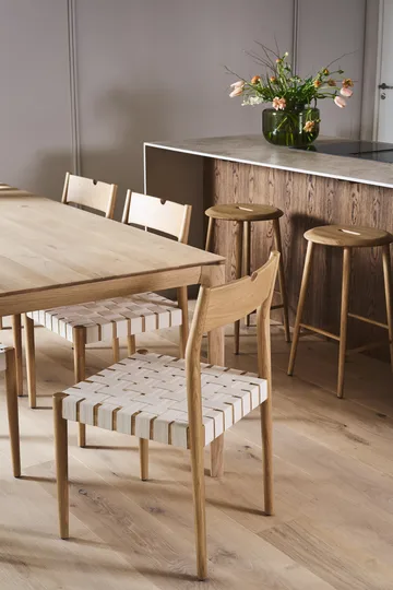 Silla Ekeryd - Webbing-laquered oak - 1898