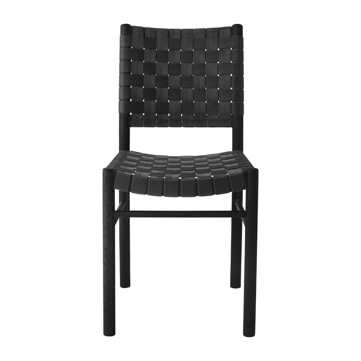 Silla Lillö asiento y respaldo trenzados - negro - 1898