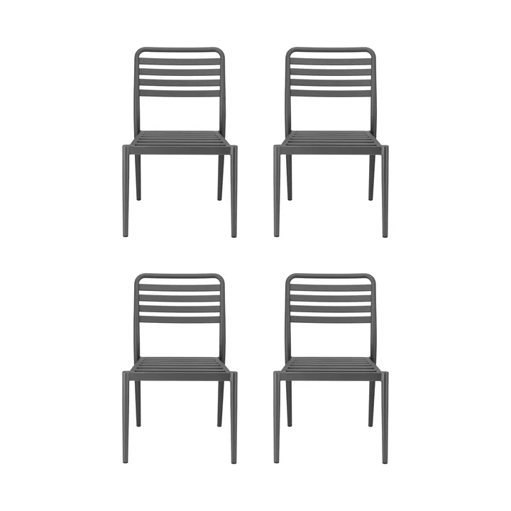 Silla Messina, Anthracite, 4-pack - 1898