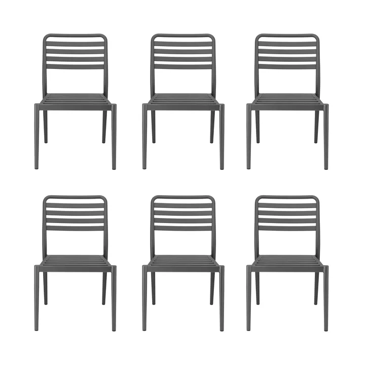 Silla Messina, Anthracite, 6-pack - 1898