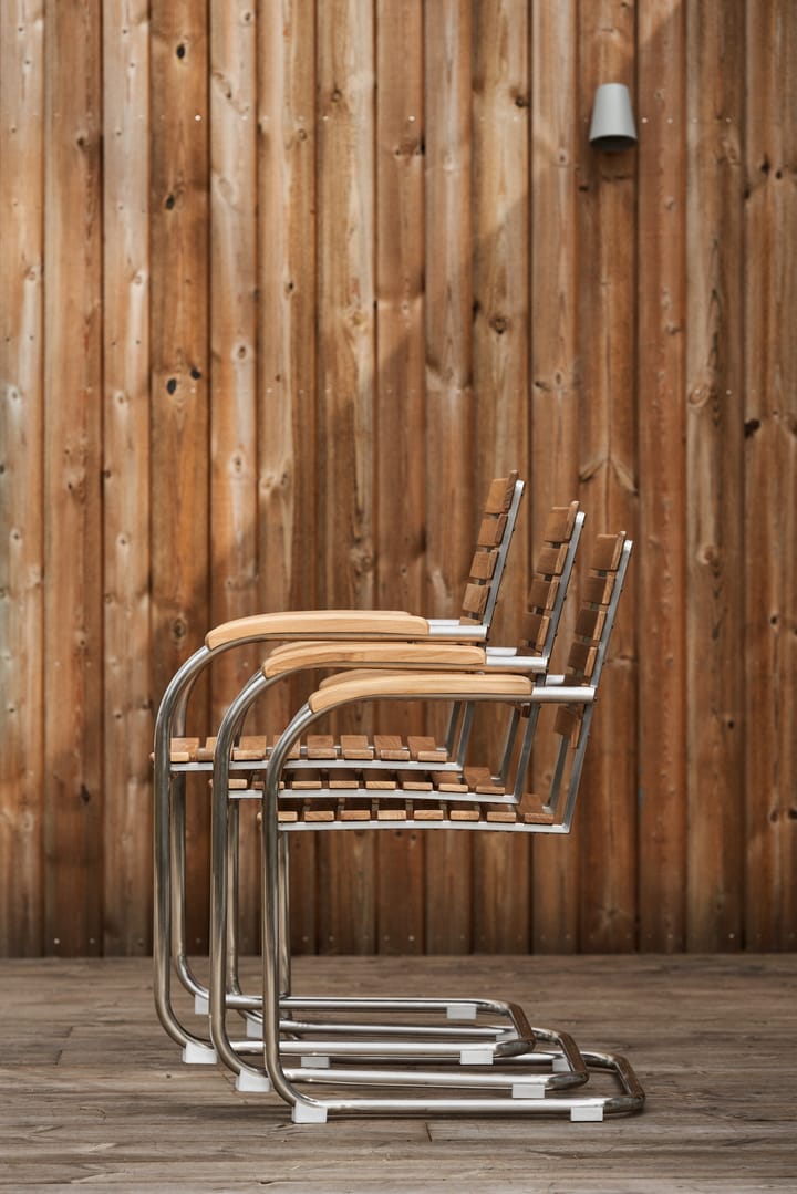 Silla Rörvik, Teca-acero inoxidable 1898