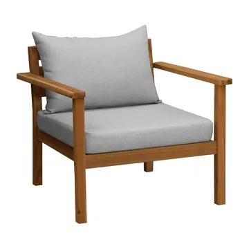 Sillón lounge Stockaryd teak/light grey - 1898