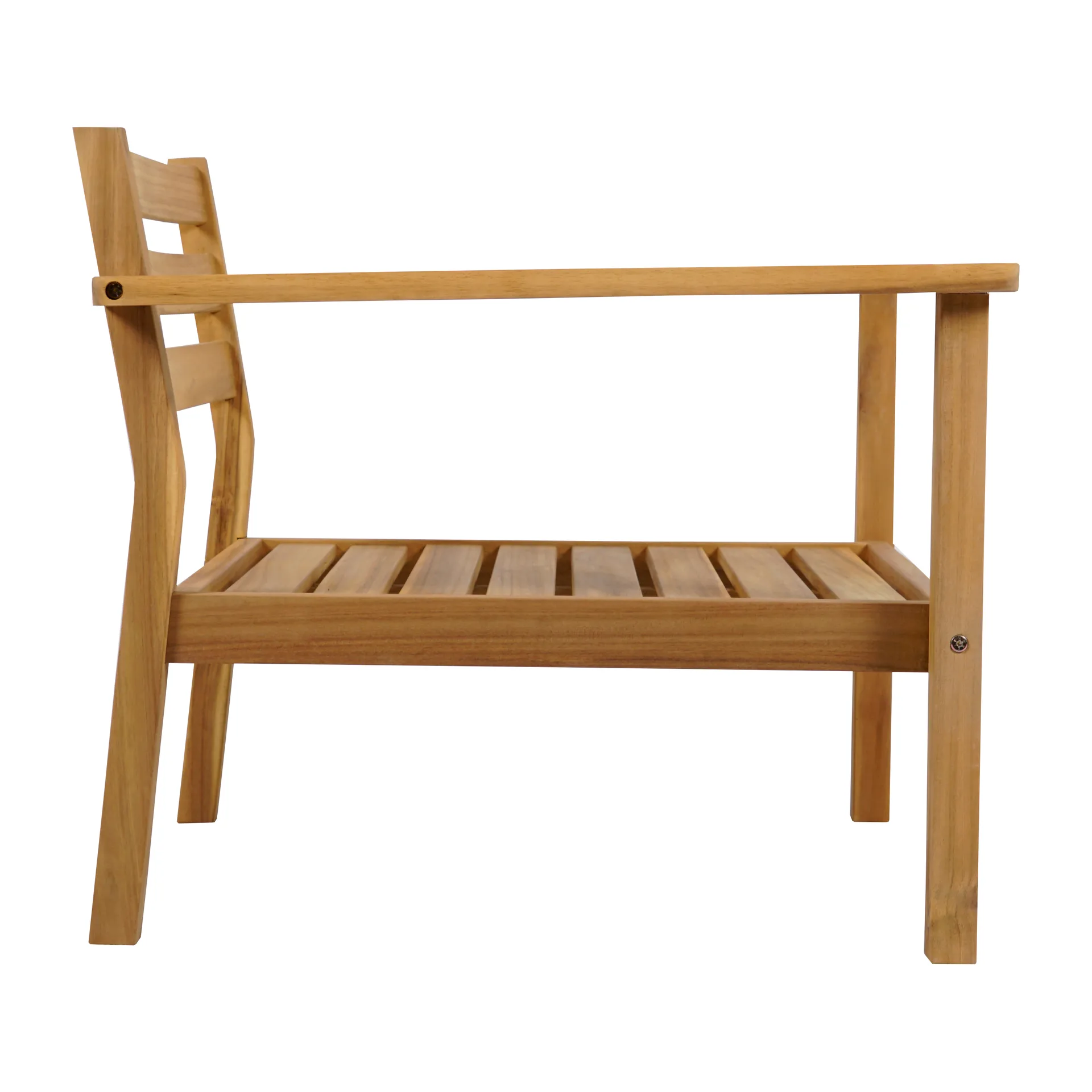 Sillón lounge Stockaryd teak/light grey,  1898
