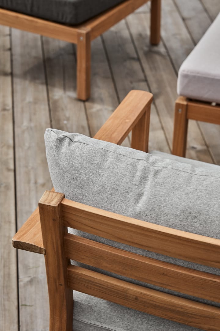 Sillón lounge Stockaryd teak/light grey 1898