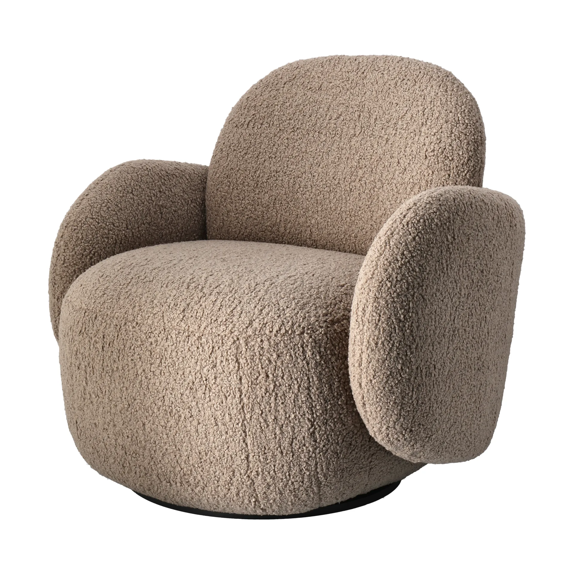 Sillón Mo con función giratoria, Glore brown 1898