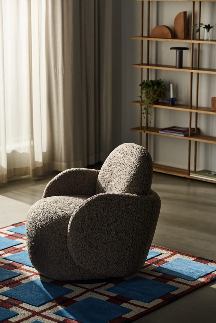 Sillón Mo con función giratoria, Glore brown 1898