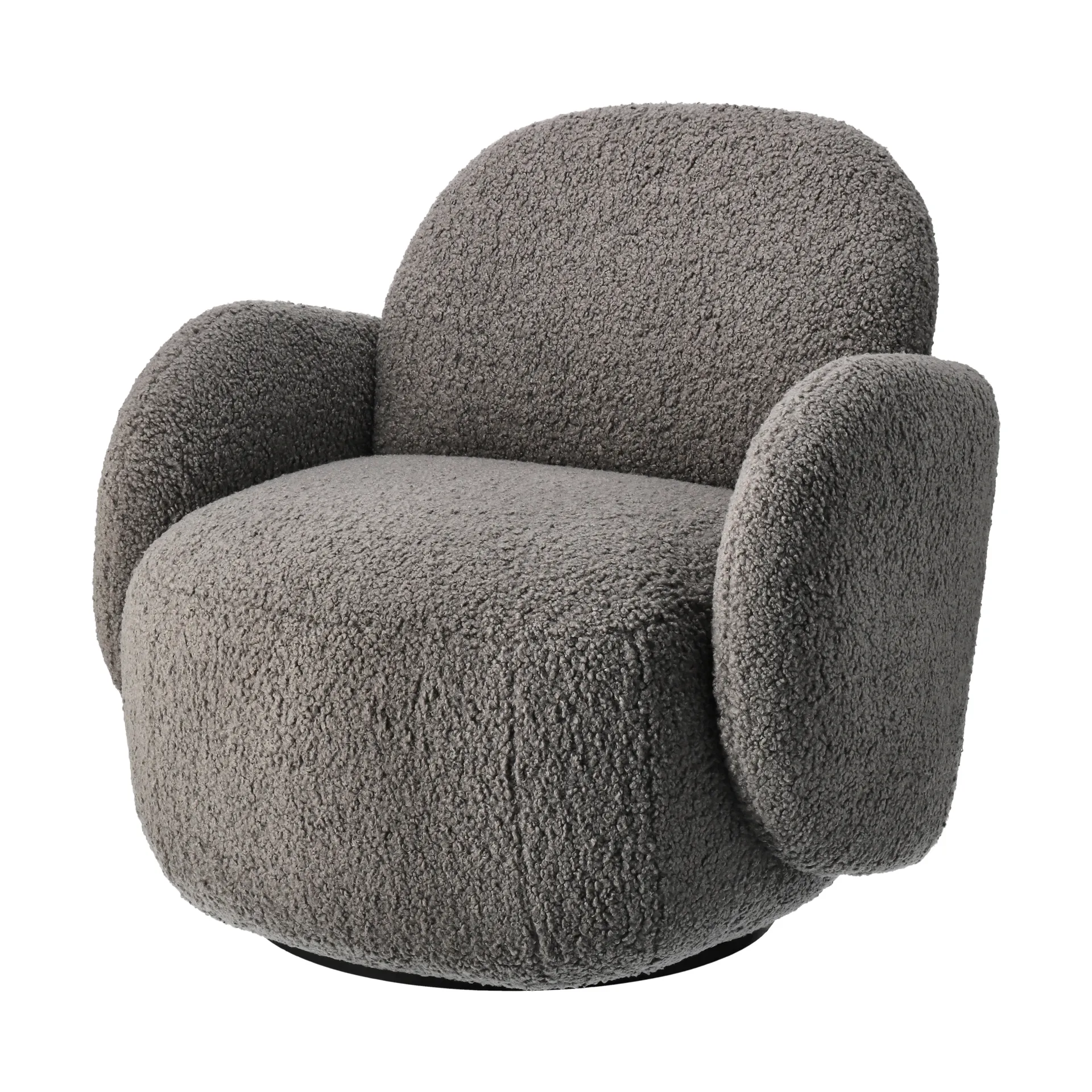 Sillón Mo con función giratoria, Glore grey 1898