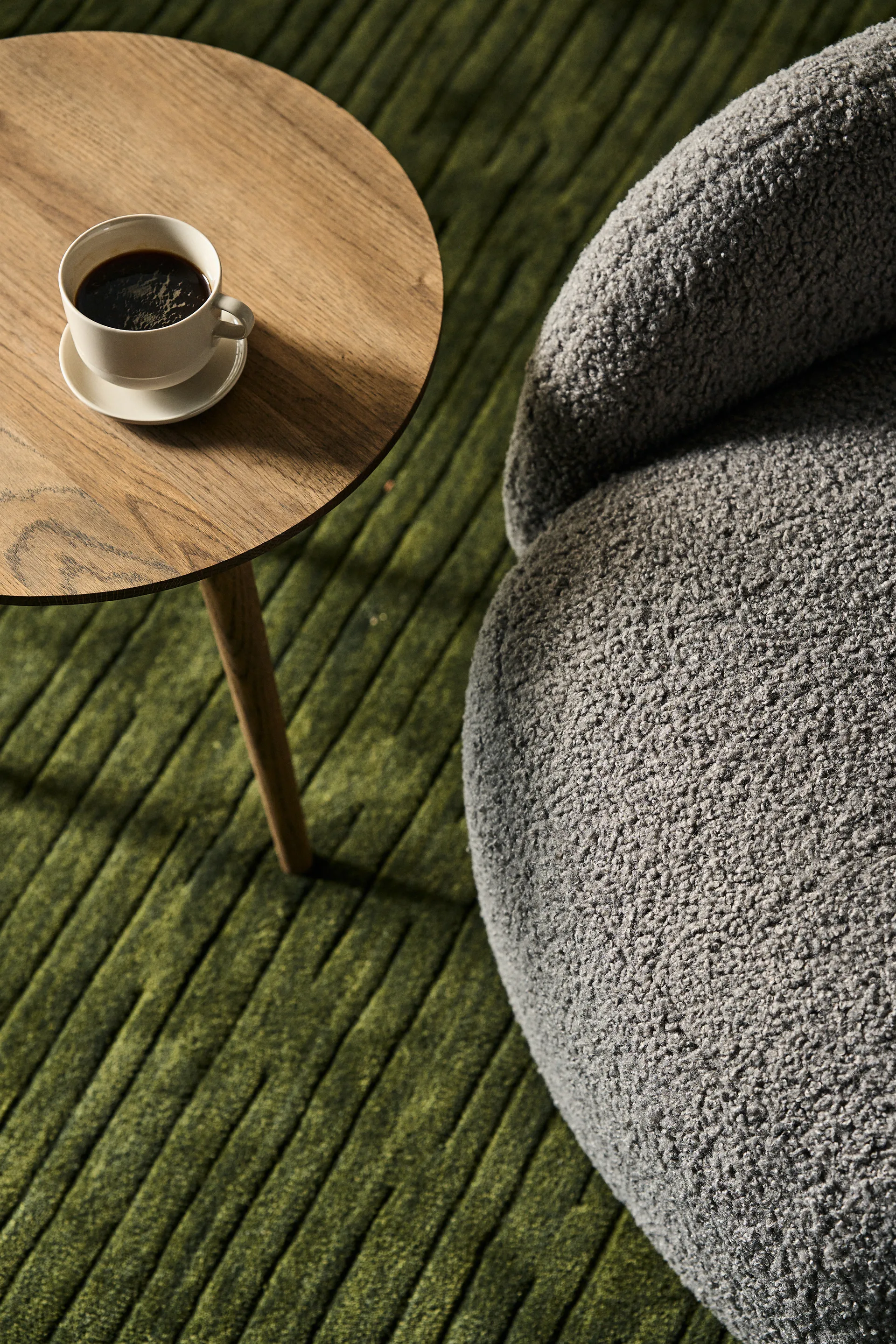 Sillón Mo con función giratoria, Glore grey 1898