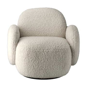 Sillón Mo con función giratoria - Glore white - 1898