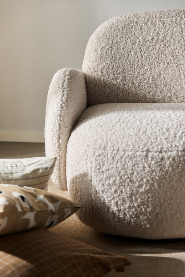 Sillón Mo con función giratoria, Glore white 1898