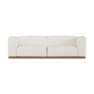 Sofá Bergsdal - Jump offwhite 1954-Fresno teñido en roble, 3 plazas - 1898