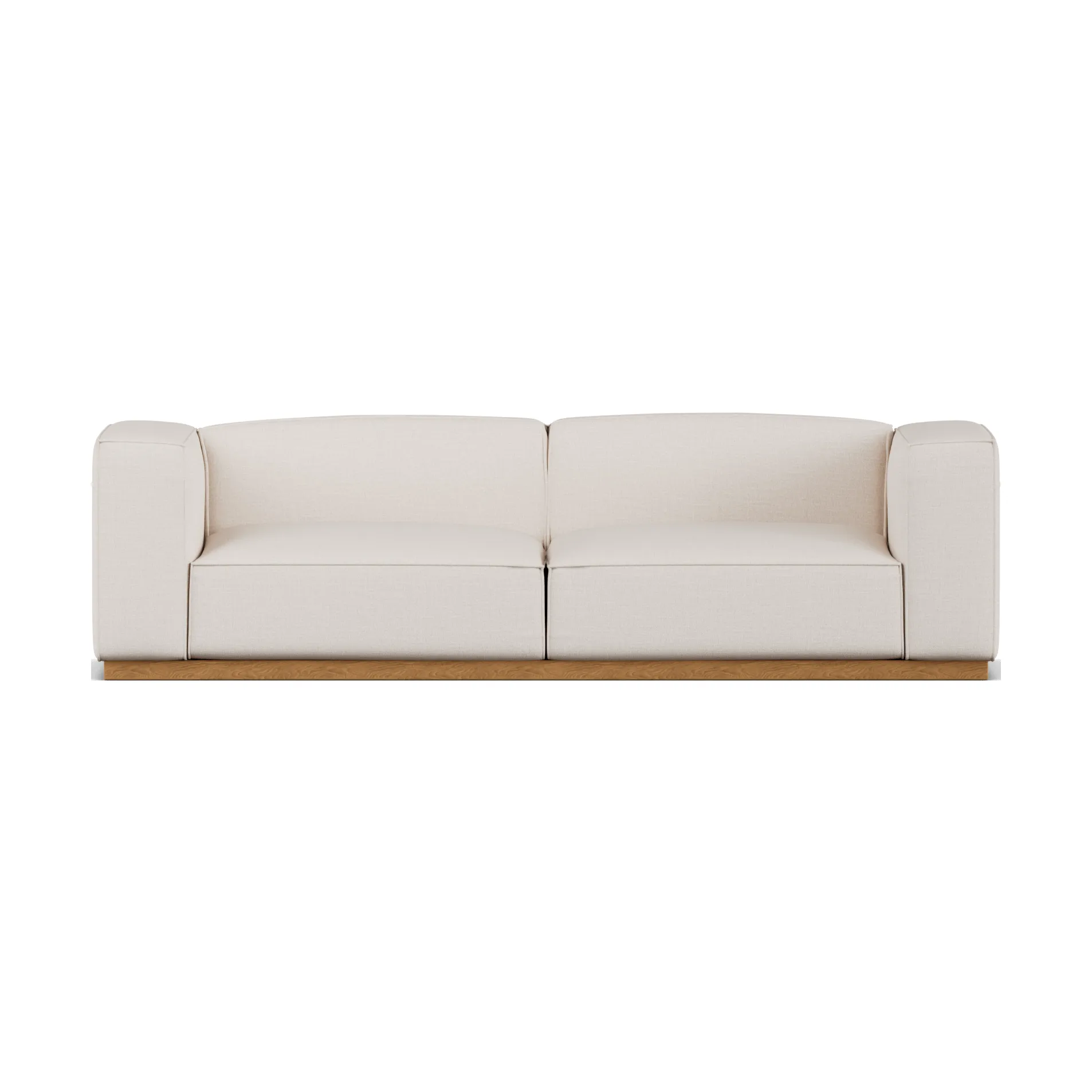 Sofá Bergsdal, Same Off White 6671 roble teñido, 3 plazas 1898
