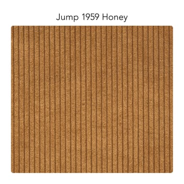 Sofá Bredhult - 3 plazas tela jump 1959 honey, patas roble aceitado blanco - 1898