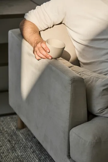 Sofá Bredhult - Bern Beige 0341-acero negro, 3 plazas - 1898