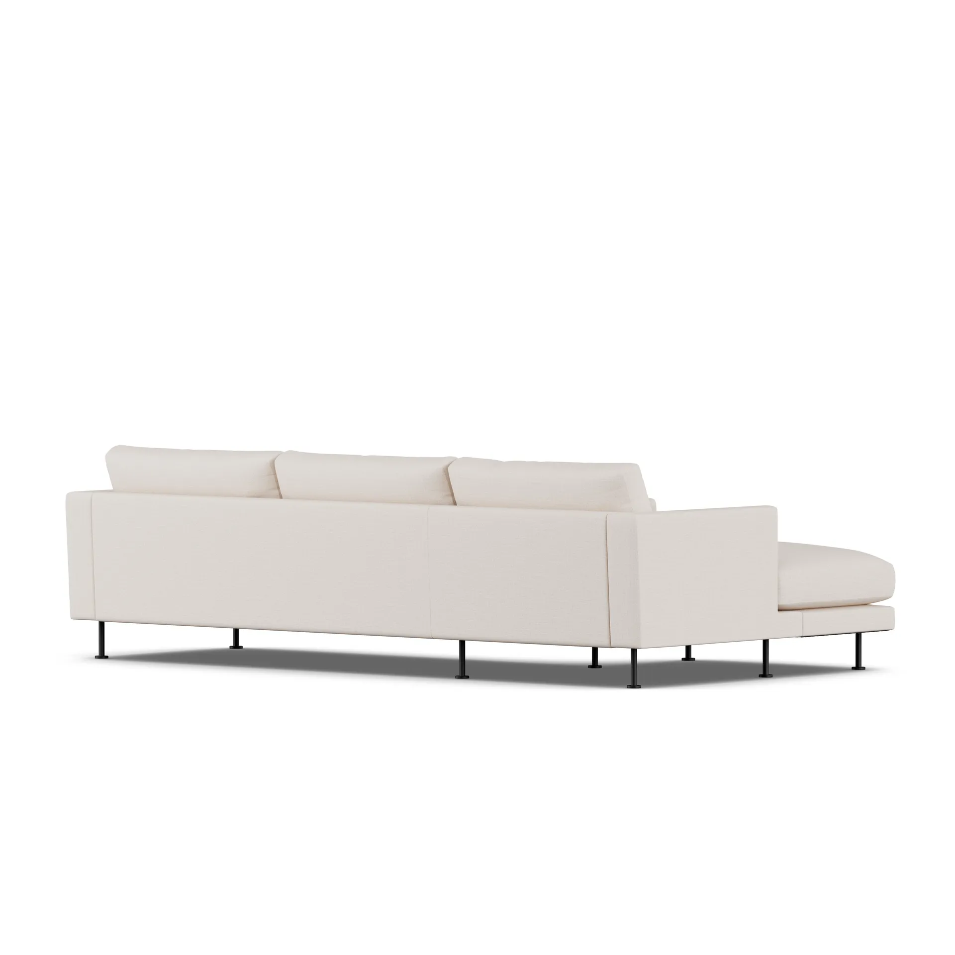 Sofá Bredhult, Same Off White 6671-acero negro, 2,5 plazas C2 1898