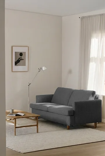 Sofá cama Binga de 2,5 plazas - Caleido Grey 1240-fresno teñido en roble - 1898