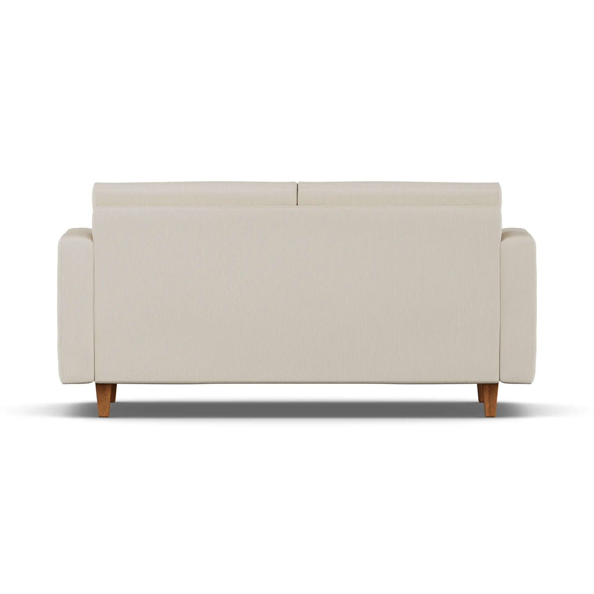 Sofá cama Binga de 2,5 plazas, Jump Beige 1956-fresno teñido en roble 1898