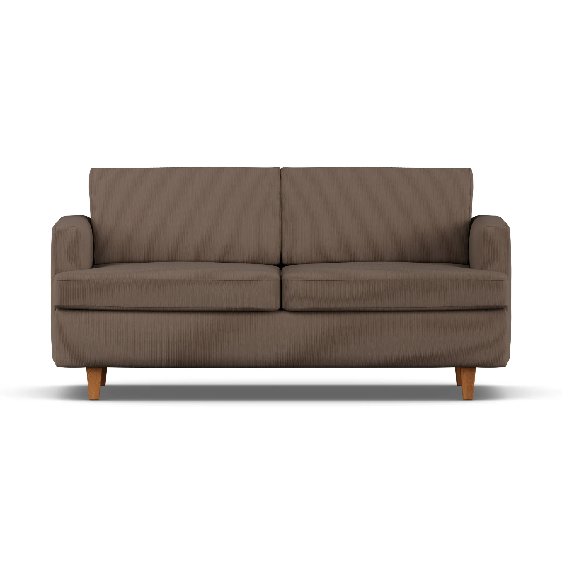 Sofá cama Binga de 2,5 plazas, Jump Brown 1955-fresno teñido en roble 1898