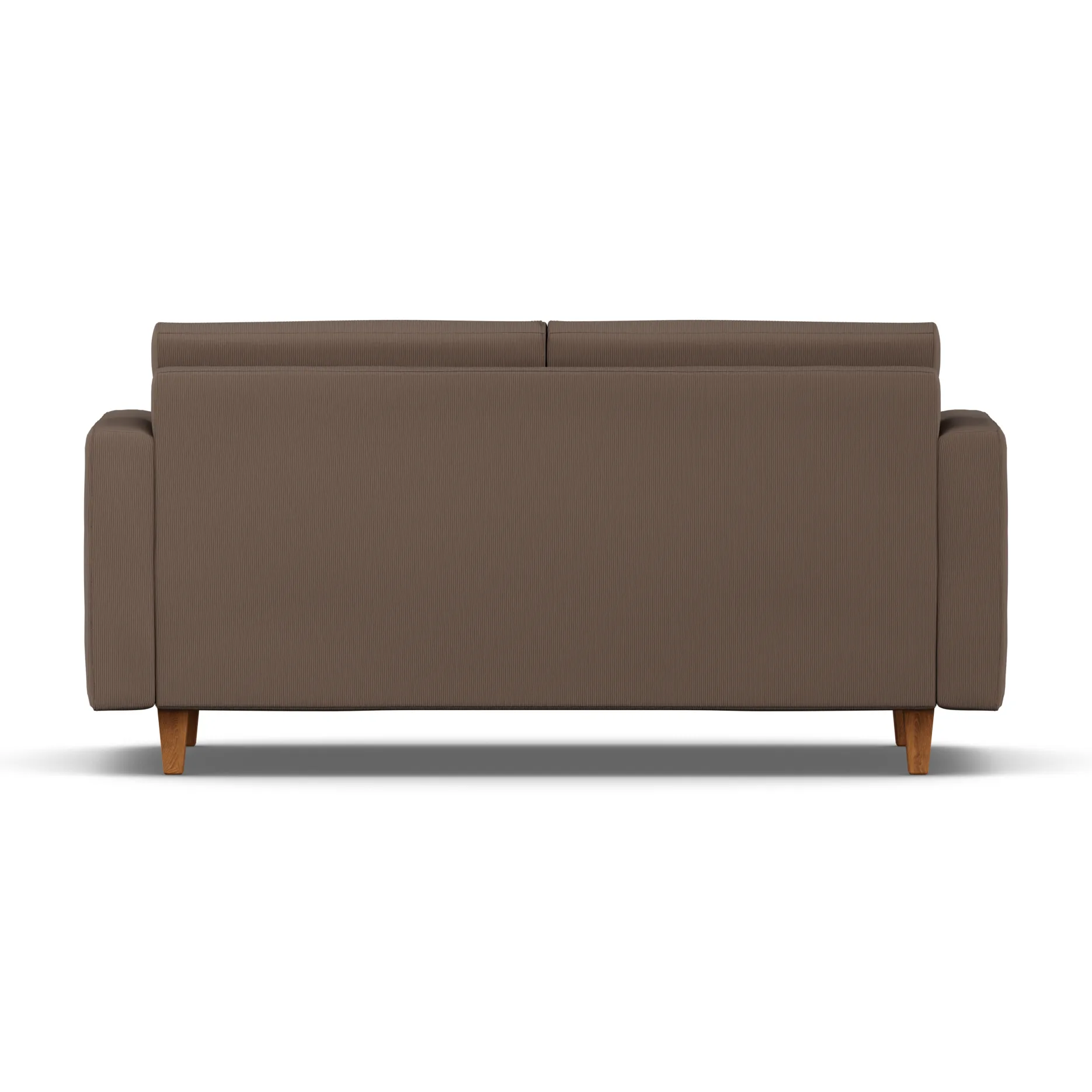 Sofá cama Binga de 2,5 plazas, Jump Brown 1955-fresno teñido en roble 1898