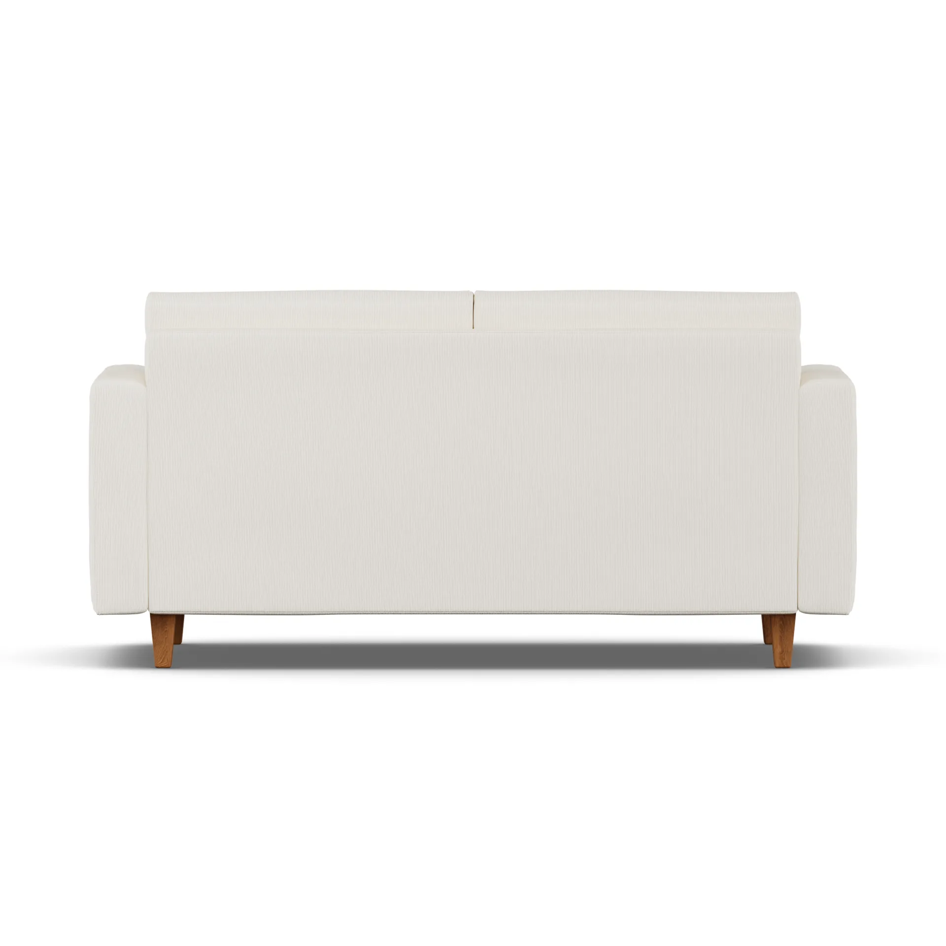 Sofá cama Binga de 2,5 plazas, Jump Off White 1954-fresno teñido en roble 1898