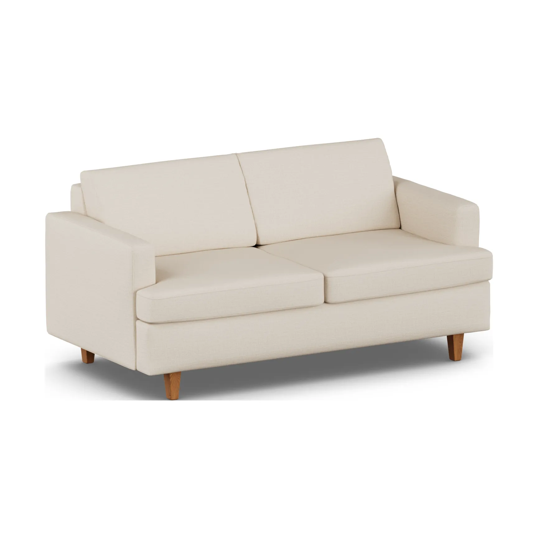 Sofá cama Binga de 2,5 plazas, Same Beige 6670-fresno teñido en roble 1898