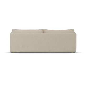 Sofá Linnevik - Bern beige 0341-roble blanco aceitado, 4 plazas, con faldón - 1898