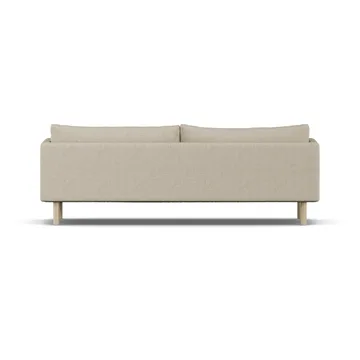 Sofá Linnevik - Bern Beige 0341-roble blanco aceitado, 4 plazas, sin faldón - 1898