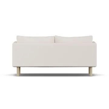 Sofá Linnevik - Caleido Beige 9600-roble blanco aceitado, 2 plazas, sin faldón - 1898