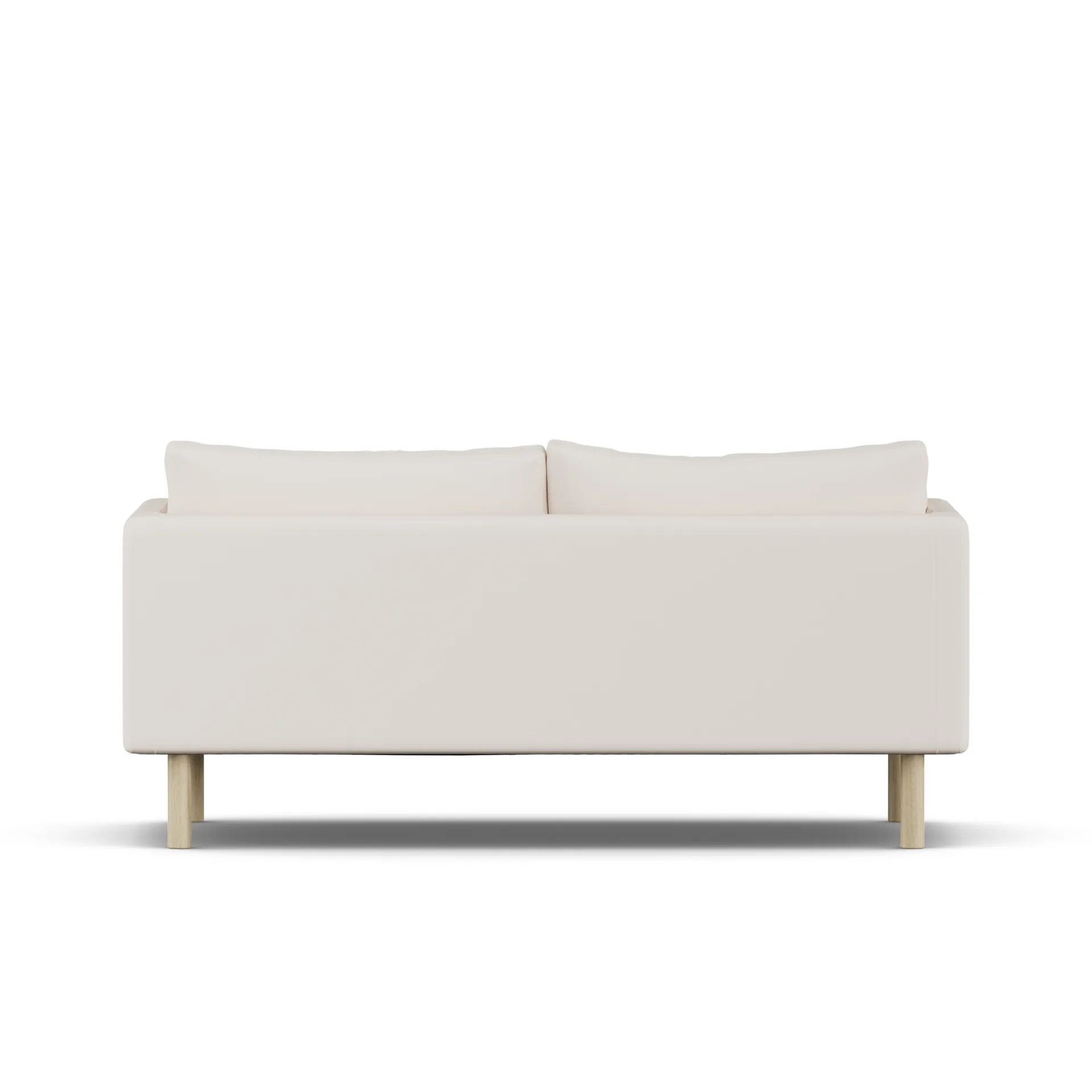 Sofá Linnevik, Caleido Beige 9600-roble blanco aceitado, 2 plazas 1898