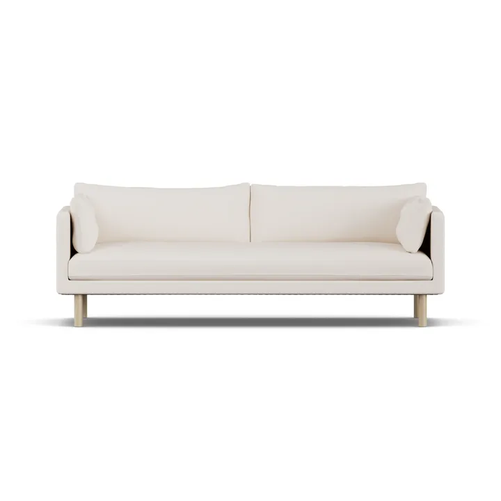 Sofá Linnevik - Caleido Beige 9600-roble blanco aceitado, 4 plazas - 1898