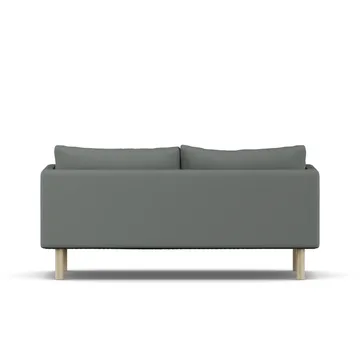 Sofá Linnevik - Caleido Grey 1240-roble blanco aceitado, 2 plazas, sin faldón - 1898