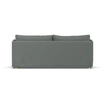 Sofá Linnevik - Caleido Grey 1240-roble blanco aceitado, 3 plazas, con faldón - 1898