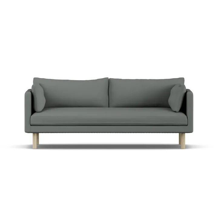 Sofá Linnevik - Caleido Grey 1240-roble blanco aceitado, 3 plazas - 1898