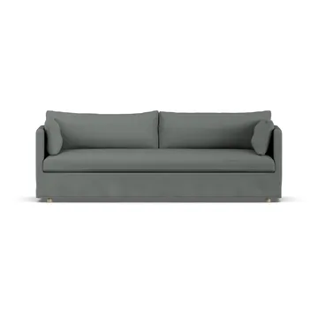 Sofá Linnevik - Caleido grey 1240-roble blanco aceitado, 4 plazas, con faldón - 1898