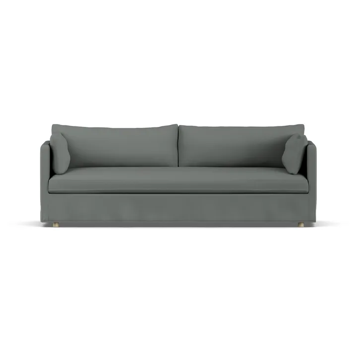 Sofá Linnevik - Caleido grey 1240-roble blanco aceitado, 4 plazas, con faldón - 1898