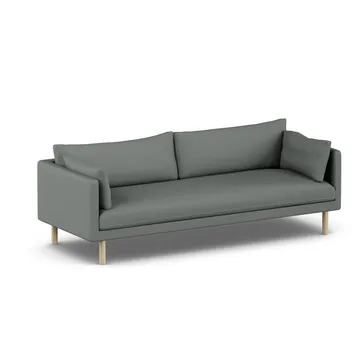 Sofá Linnevik - Caleido Grey 1240-roble blanco aceitado, 4 plazas, sin faldón - 1898