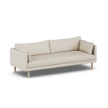 Sofá Linnevik - Jump Beige 1956-roble blanco aceitado, 4 plazas, sin faldón - 1898