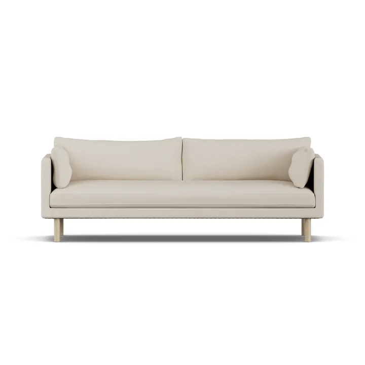 Sofá Linnevik - Jump Beige 1956-roble blanco aceitado, 4 plazas - 1898