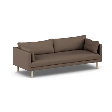 Sofá Linnevik - Jump Brown 1955-roble blanco aceitado, 4 plazas, sin faldón - 1898