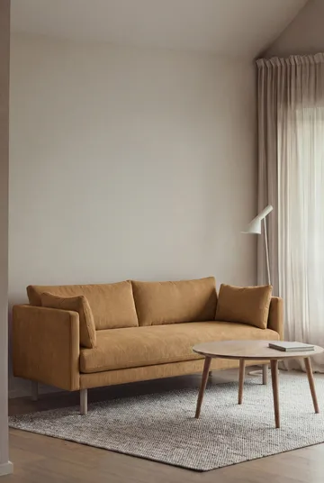 Sofá Linnevik - Jump Honey 1959-roble blanco aceitado, 2 plazas, sin faldón - 1898