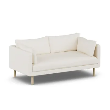 Sofá Linnevik - Jump Off White 1954-roble blanco aceitado, 2 plazas, sin faldón - 1898
