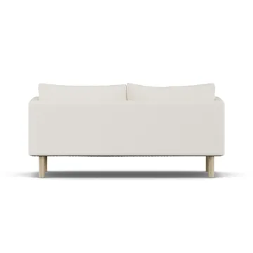 Sofá Linnevik - Jump Off White 1954-roble blanco aceitado, 2 plazas, sin faldón - 1898